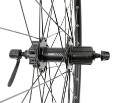 zapletené kolo 28/29" SHIMANO Disc INTL zadní 8-11sp. černé