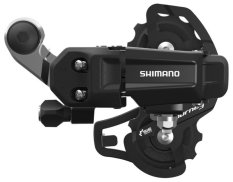 měnič SHIMANO Tourney RD-TY200SS, 6/7 speed bez háku, krátké vodítko černý