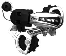měnič SHIMANO RD-TY21SSD bez háku 6speed , krátké vodítko, stříbrný