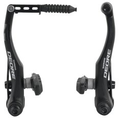 brzdy SHIMANO Deore BR-T610-L V-brake černé (pár), botky M70CT4 (jedna čelist)