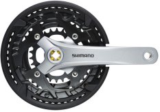 kliky SHIMANO Acera FC-T3010 , stříbrné, s krytem, pro osu čtyřhran, 9speed