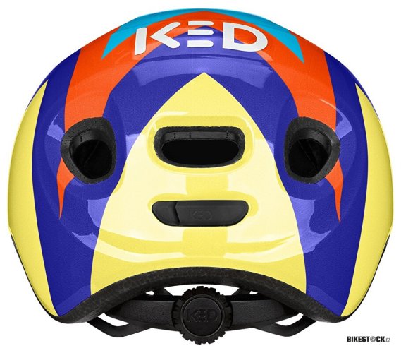 přilba KED Meggy Spark S Starburst Yellow Blue 45-50 cm