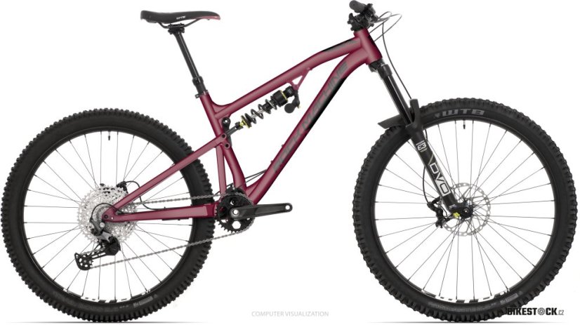 kolo Rock Machine Blizzard 70-297 gloss dark red/black 29"/27,5" (mullet)