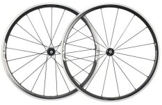 zapletená kola silniční SHIMANO WHRS300, pár, plášťová, 8-11 speed, černá
