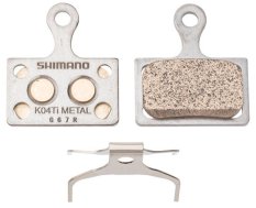 brzdové destičky SHIMANO K04Ti metalické v krabičce