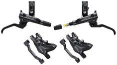 brzda kotoučová SHIMANO Deore M6100 p+z (800+1600 mm) komplet bez kotoučů, (zadní J-kit)