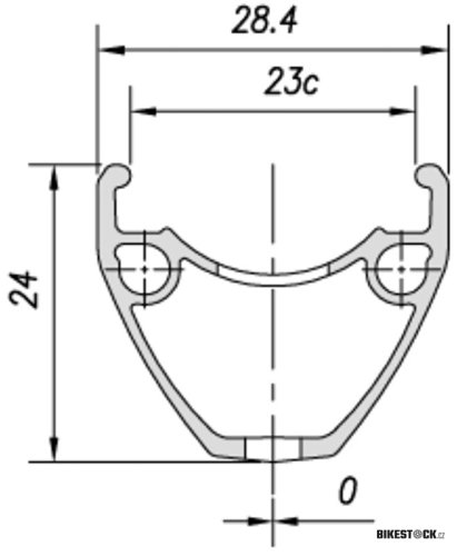ráfek MACH1 29" Pulse 23 32děr/černý