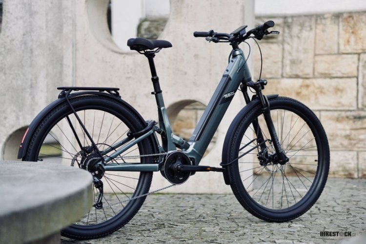 elektrokolo Rock Machine Crossride e450 FS Touring Ocean Grey/Black