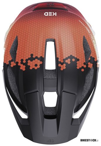 přilba KED Embrace Jr. S/M Black Maroon Red Matt 52-58 cm