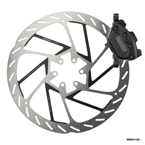 brzda kotoučová SRAM Maven Silver zadní, 2000 mm, bez kotouče a adaptéru