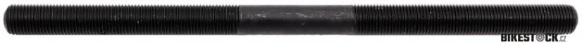osa zadního náboje holá černá 176mm, 3/8" (10 mm)