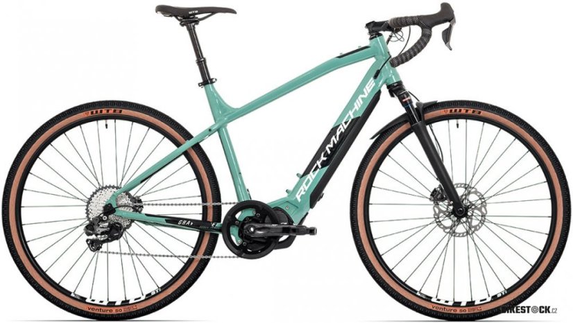 ROCK MACHINE Gravelride e700 Di2 menthol/silver - Size: M (2024)