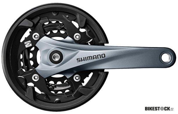 kliky SHIMANO Acera FC-M3000 175mm 40x30x22, stříbrno/černé,s krytem ,9 speed, osa čtyřhran,v krab.