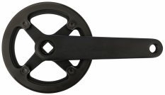kliky 160mm 32 zubů Al černé s krytem