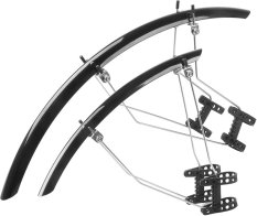 blatníky set M-WAVE 28" Race silniční, černé 33mm