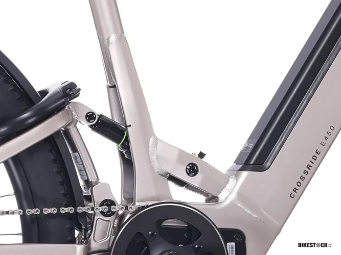 elektrokolo Rock Machine Crossride e450 FS Touring Sand Grey/Black