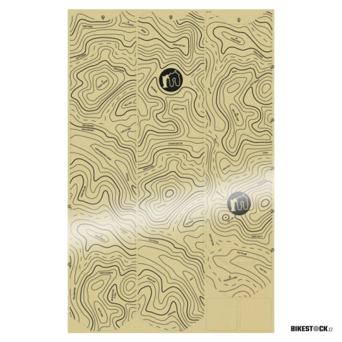 sada ochranných samolepek MUCKY NUTZ Frame Skinz Contours lesklé