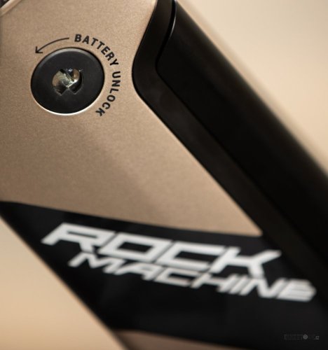 elektrokolo Rock Machine Crossride e450 FS Touring Sand Grey/Black