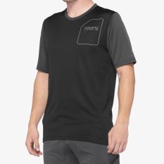 dres 100% Ridecamp Short Sleeve Jersey black/charcoal