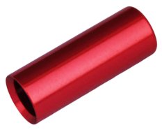 koncovka bowdenu MAX1 CNC Alu 4 mm utěsněná červená 100 ks