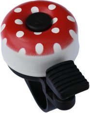 zvonek MAX1 Mini puntíky červená
