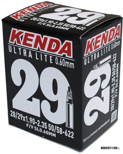 duše KENDA 29/28x1,9-2,35 (50/58-622) FV 33 mm Ultralite