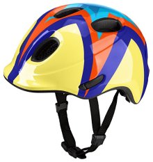 přilba KED Meggy Spark S Starburst Yellow Blue 45-50 cm