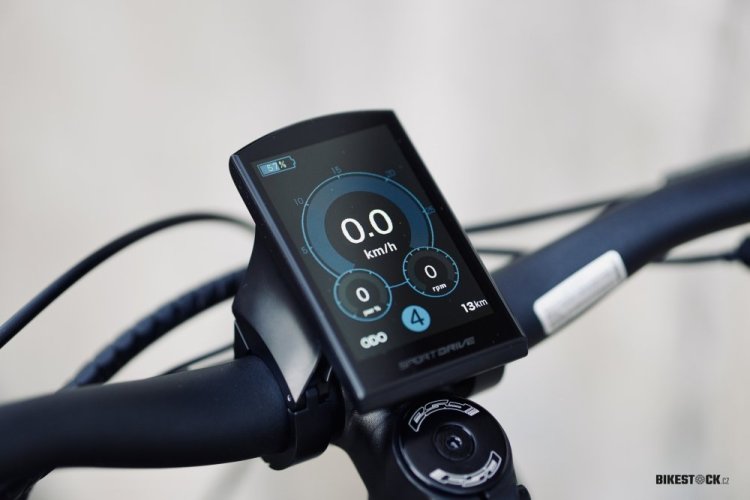 elektrokolo Rock Machine Crossride e450 FS Touring Ocean Grey/Black
