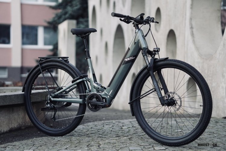 elektrokolo Rock Machine Crossride e450 FS Touring Ocean Grey/Black