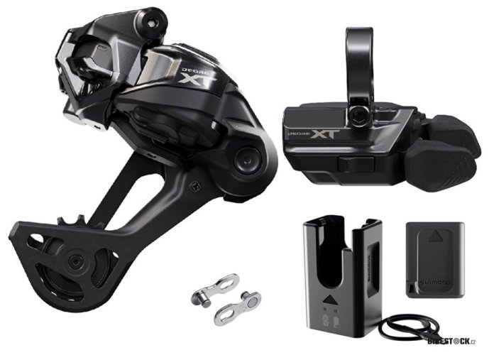 upgrade kit SHIMANO XT M8250 řadicího systému Di2 12sp., v krabičce