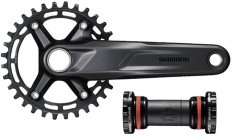kliky SHIMANO Deore FC-MT511, 175mm, 32 zubů, 12 speed, boost, pouzdro BB-MT501B