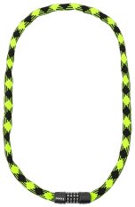 řetězový zámek MAX1 Twist kódový 3,2x1200 mm zeleno/černý