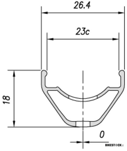 ráfek MACH1 29" FRZ-XC 32děr/černý