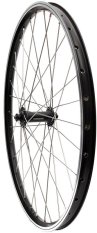 zapletené kolo 24" Shimano V-brake přední černé/stříbrné
