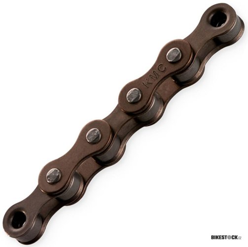 řetěz KMC S-1 se spojkou, hnědý v krabičce 112 čl.