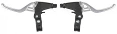 brzdové páky V-brake i cantilever Alu+Alu stříbrné
