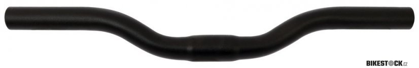 řidítka MTB Al na odrážedlo 390/25,4 mm černá zvýšená