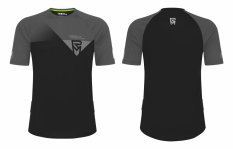 dres ROCK MACHINE Enduro temně černý/šedý