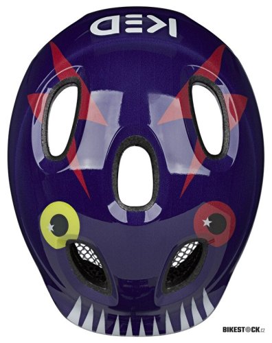 přilba KED Meggy Spark M Monster Mood Purple Blue 50-55 cm