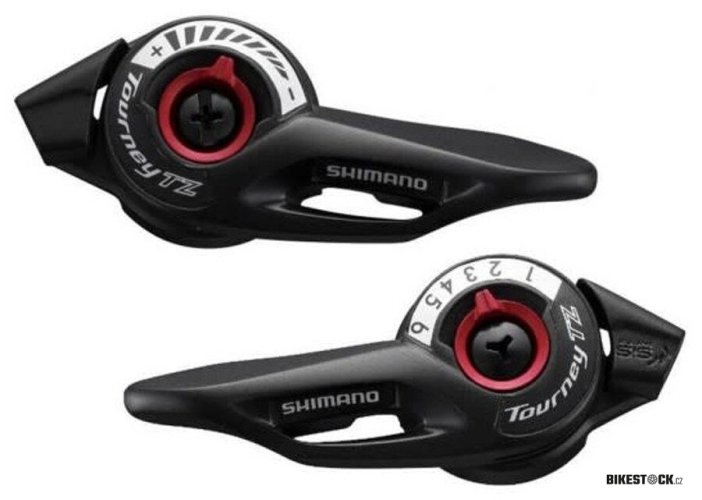 řazení SHIMANO SL-TZ500-L+7 7 speed pár, v krabičce