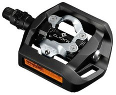 pedály SPD SHIMANO PD-T421 s klecí a s kufry SM-SH56 černé, v krabičce