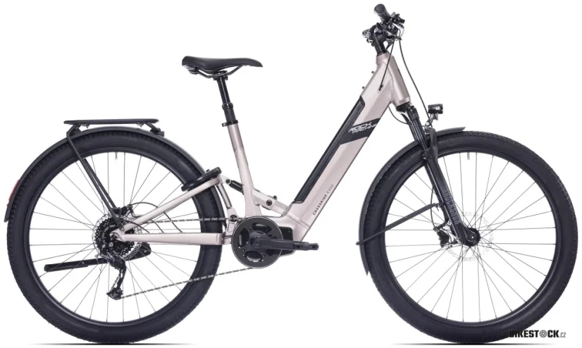 elektrokolo Rock Machine Crossride e450 FS Touring Sand Grey/Black