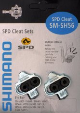 kufry SHIMANO MTB SPD SM-SH56 stříbrné, v krabičce