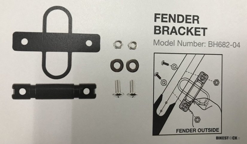 držák SMART pro blikačku USB RL-324 na koš/nosič/přilbu