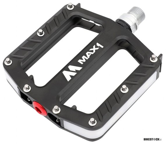 pedály MAX1 Lazer platformové s doplňkovým LED osvětlením