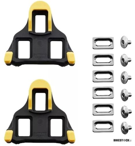 kufry SHIMANO silniční SPD-SL SM-SH11 černo/žluté s vůlí, v krabičce