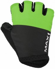 dětské krátkoprsté rukavice MAX1 černo/zelené