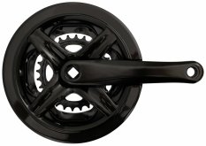 kliky Al 48-38-28 zubů, 170mm, černé s krytem