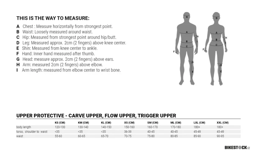 chránič IXS Carve Upper Body Protective