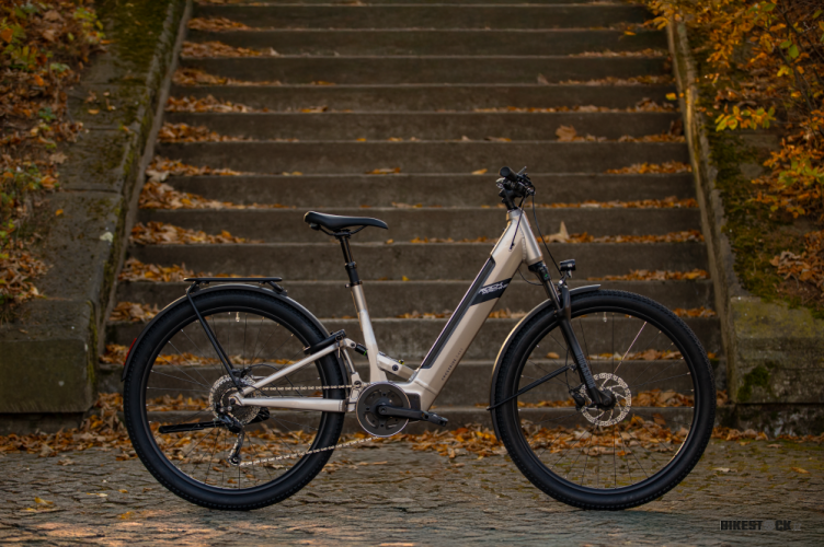 elektrokolo Rock Machine Crossride e450 FS Touring Sand Grey/Black